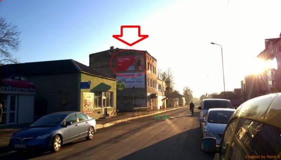 Billboard B in Rozhishche, 3х6  st. Nezaleznosti 23 bank Aval'-verh, fasad verhna plosina, B st Photo 1