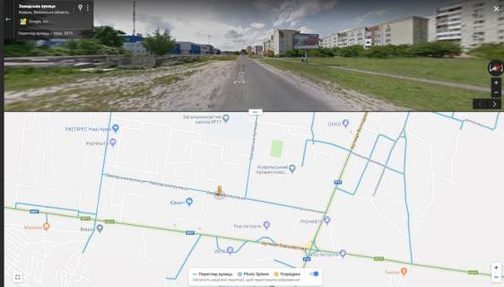 Billboard A in Kovel, 3х6  m. Kovel' st. Zavods'ka (TC "Uvant") A st. scheme