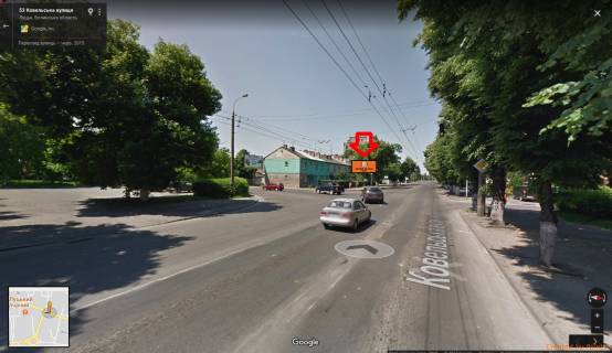 Billboard B in Lutsk, 3х6  st. Kovel's'ka, 68 - Glinki B st. gurtivna Pakko Photo 1