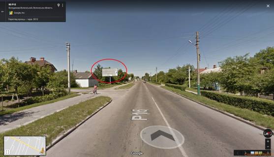 Billboard B in Volodymyr-Volinsky, 3х6  st. Ustiluz'ka, 91 - ASZ OKKO viizd z mista B st (na Ustilug) Photo 1