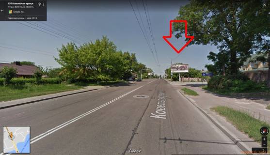 Billboard A in Lutsk, 3х6  st. Kovel's'ka, 130 A st viizd z mista Photo 1