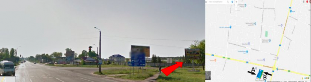 Billboard A in Kovel m. Kovel', perehresta st. Volodimirs'ka - Varsavs'ka (Varsavs'ka trasa) A st Photo 1