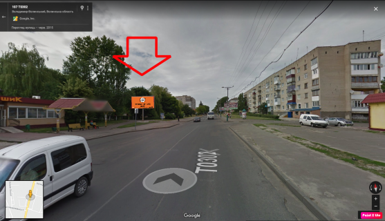 Billboard B in Volodymyr-Volinsky, 3х6  st. Kovel's'ka, 111 Photo 1