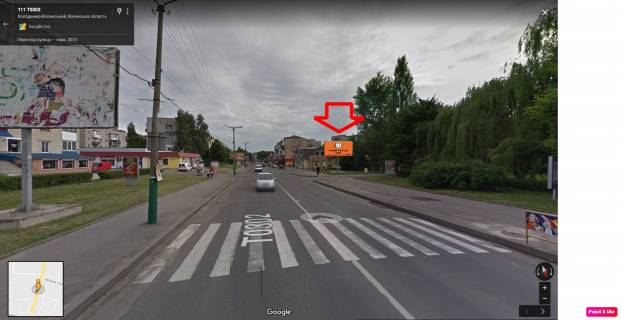 Billboard A in Volodymyr (Volodymyr-Volinsky), 3х6  st. Kovel's'ka, 111 Photo 1