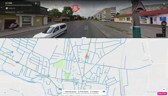 Billboard B in Volodymyr-Volinsky, 3х6  st. Kovel's'ka, 111 scheme