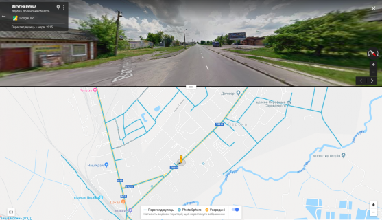 Billboard A in Kovel, 3х6  m. Kovel' st. Vatutina, 36 A st scheme