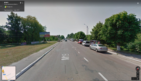 Billboard B in Ratne, 3х6  m. RATNE Central'na 74,trasa z Brest,rada, AZS,TC skola B st Photo 1