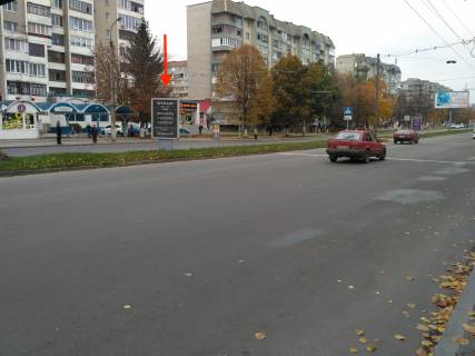 Billboard B in Lutsk av.Sobornosti, 32, rozdilova smuga vid TK "Avers" do gipermarketu "Tam Tam" (naproti zupinka "26 skola", magazini) Photo 1