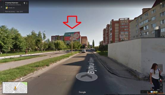 Billboard B in Lutsk, 3х6  st. Kravcuka, 15 B st v napramku do Slona(bord 2) Photo 1