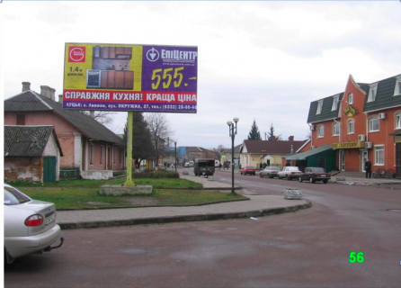 Billboard B in Kivertsi, 3х6  m. Kiverci, st. Sobornosti, 4a  centr, zaliznicn. Vokzal, torg. Centr, restoran B st Photo 1