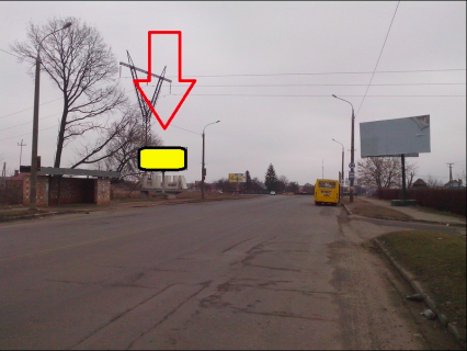 Billboard B in Lutsk, 3х6  st. Dubnivs'ka - kil'ce B st viizd z mista na Ternopil' Photo 1