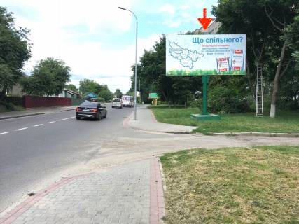 Billboard A in Volodymyr-Volinsky, 3х6  st. Luc'ka, 122, napramok vid centru mista. Photo 1