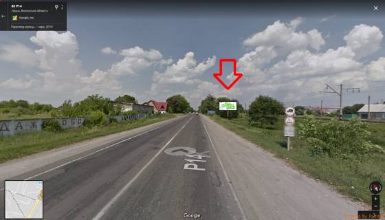 Billboard A in Lutsk, 3х6  st. Kivercivs'ka, 83 A st., viizd na Manevici - Domanove (Bilorus') Photo 1