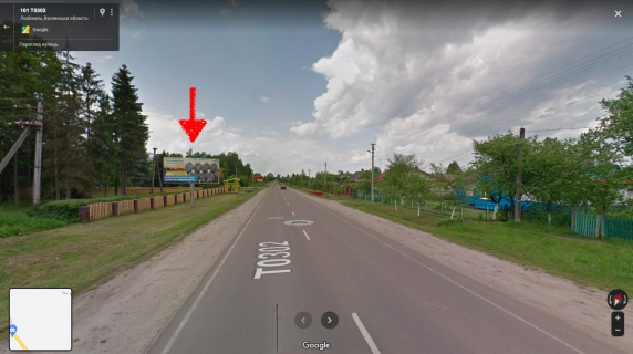 Billboard B in Lyuboml, 3х6  Luboml', st. Volodimirs'ka B st. Photo 1