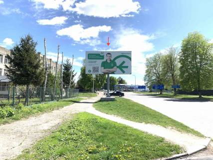 Billboard B in Volodymyr-Volinsky, 3х6  st. Luc'ka  117 B st Photo 1