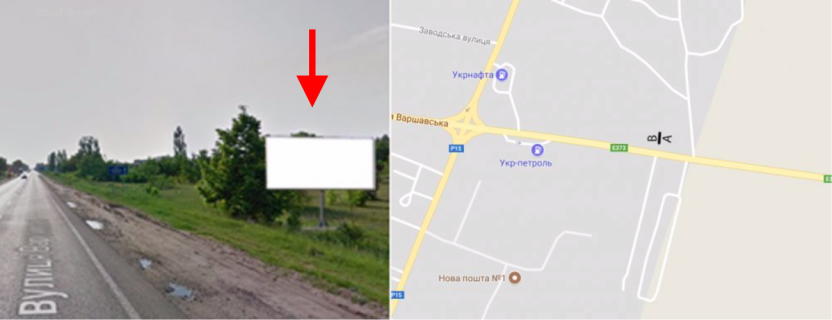 Billboard A in Kovel, 3х6  m. Kovel', st. Varsavs'ka,(Kafe Tekila) (Varsavs'ka trasa) Photo 1