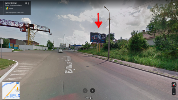 Billboard A in Lutsk, 3х6  st. Arovica, 16 (rajon st.Ivana Franka, ta Nabereznoi) A st. Photo 1