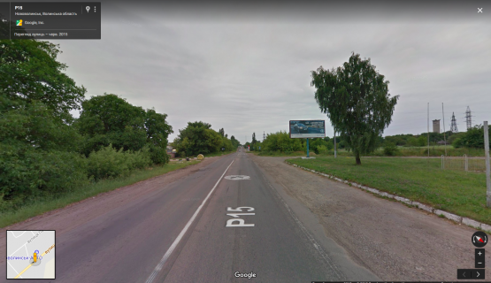 Billboard A in Novovolinsk, 3х6  m. Novovolins'k st. Luc'ka A st v'izd v misto zi storoni Volodimira Photo 1