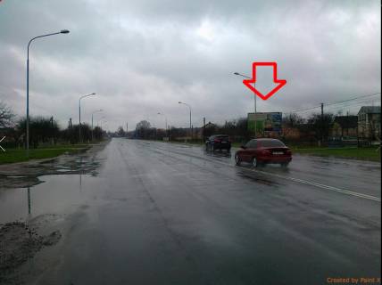 Billboard A in Lutsk, 3х6  st. Dubnivs'ka A st. v,izd v misto Luc'k, trasa Ternopil'-Dubno-Luc'k Photo 1