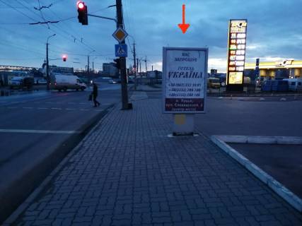 Billboard A in Lutsk, 1,8х1,2  st. Konakina 30 (TC "Varsavs'kij", Avtostancia No1, Varsavs'kij rinok) Photo 1