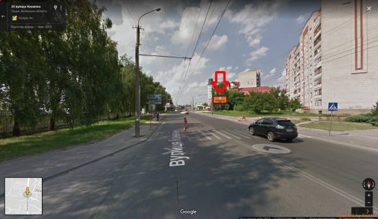Billboard A in Lutsk, 3х6  st.Konakina,23 (TRK "Avers") Photo 1