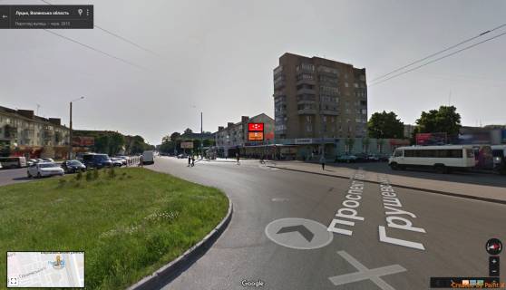 Billboard A in Lutsk, 3х6  pr-t Prezidenta Grusevs'kogo, 31 A st Z/D Vokzal, niz Photo 1