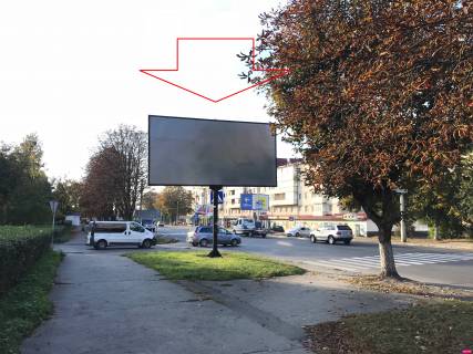 Billboard A in Lutsk, 3х6  st. L'vivs'ka, 108  - st. Dan'sina. Photo 1