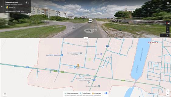 Billboard B in Kovel, 3х6  m. Kovel' st. Zavods'ka (TC Uvant) B st. scheme