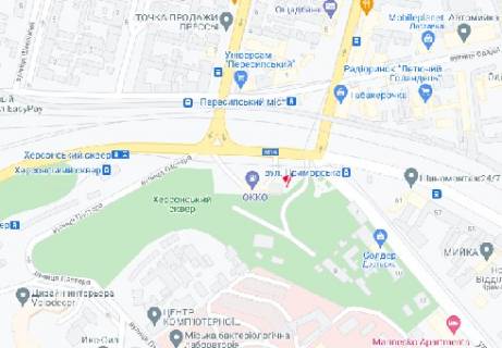 Video Billboard A in Odessa Hersonskij skver, 1-z - 381916 scheme