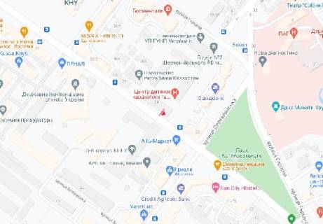 Video Billboard A in Kyiv, 2.32x3.14  Uria Illenka st., 24, (rozsirenna 480h336) - 451186 scheme