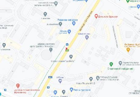 Video Billboard A in Ternopil, 2.32x3.14  15-go kvitna st., (rozsirenna 480h336) - 451217 scheme