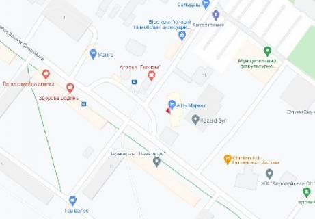 Video Billboard A in Ivano-Frankivsk Vasilia Simonenko st., 11a, (razresenie 800h600) - 399012 scheme