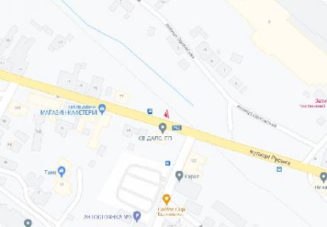 Video Billboard B in Chernivtsi, 2.32x3.14  Rus'ka st., 77, (rozsirenna 480h336) - 451152 scheme