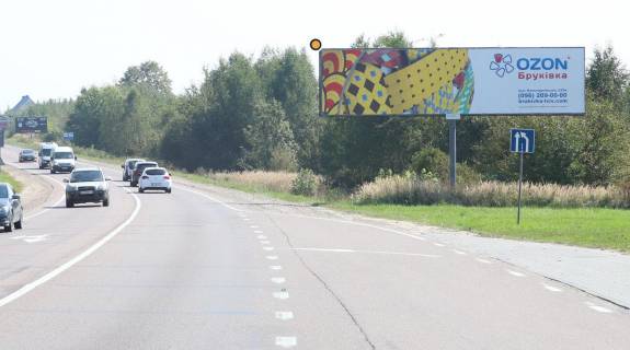 Billboard A in Sknyliv, Щит 3x6  Львівська обїздна дорога, с. Скнилів №2.В бік вул. Стрийської, лівий Photo 1