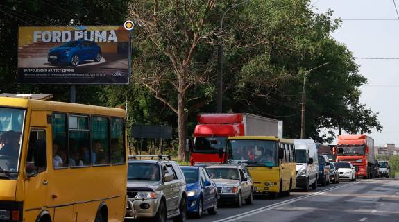 Billboard B in Ternopil, Щит 3x6  15-go Kvitna st., navproti AZS OKKO, v bik av. Benderi Photo 1