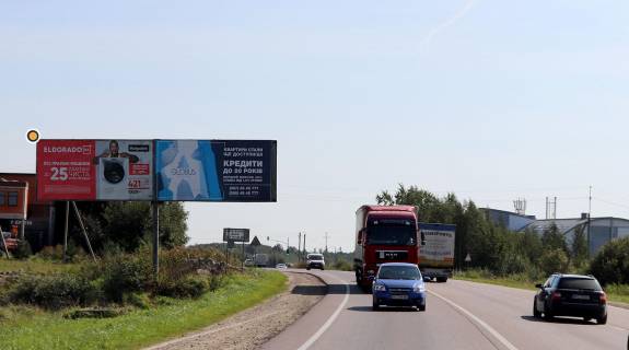 Billboard B in Sknyliv, Щит 3x6  L'vivs'ka obizdna doroga, s. Skniliv No1.V bik st. Strijs'koi, livij Photo 1