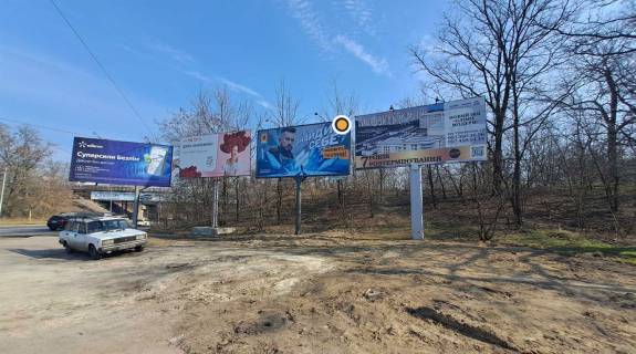 Billboard A in Cherkasy, Щит 3x6  Odes'ka st. / Sumgaits'ka st., z boku ZTA, v centr Photo 1