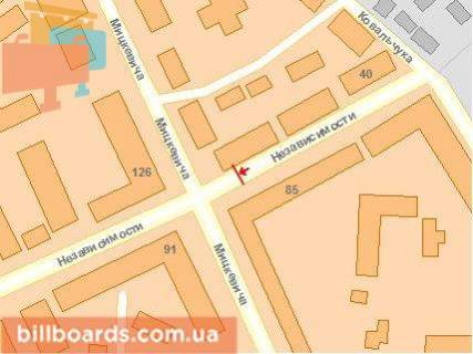 Prismatron, Prism A in Chernivtsi, Призматрон 3х6  Nezaleznostiav./ Golovna st., do st. Golovnoi - 32232 scheme