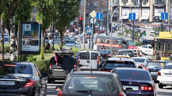 Cityscroll A in Kyiv, Скролер 1.2х1.8  Lesi Ukrainki bst. BC Parus, rozdil'nik Photo 1