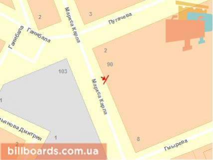 Billboard B in Kherson, Щит 3х4  Pot'omkins'ka st., 90 na pl Ganiballa! Uvaga, rozmir 2850h5920! scheme