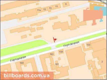 Citylight A in Lviv, 1.2х1.8  Gorodec'ka st., pered  primis'kim z/d vokzalom, No9 scheme