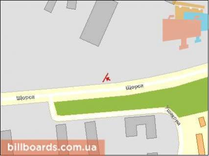 Billboard A in Chernihiv, Щит 3x6  Ivana Mazepi st./Usins'kogo st. scheme