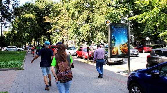 Citylight B in Kyiv, Сітілайт 1.2х1.8  Instituts'ka st. 20/8 Photo 1