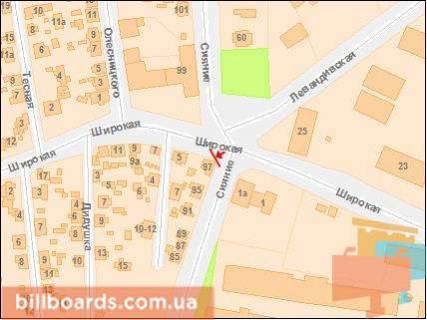 Prismatron, Prism A in Lviv, Призматрон 3х6  Siroka st. / Sajvo st., vid st. Levandivs'koi - 37477 scheme