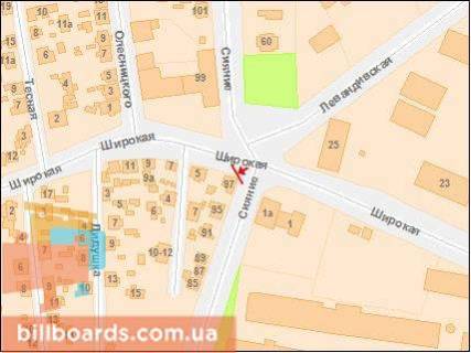 Prismatron, Prism A in Lviv, Призматрон 3х6  Siroka st. / Sajvo st., vid st. Levandivs'koi - 34751 scheme