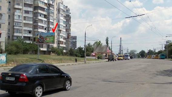 Billboard B in Kherson, Щит 3x6  Vir'ovcina 1-a st. / Zamengofa st. Photo 1