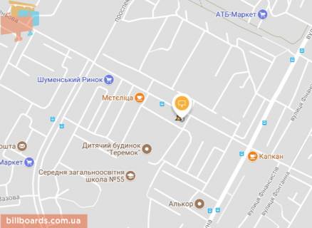 Billboard A in Kherson, Щит 3x6  Lavren'ova st., 7a! Uvaga, rozmir 2860h5900! scheme