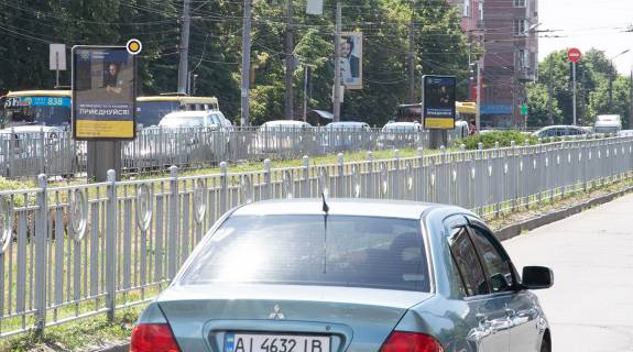 Citylight A in Kyiv, Сітілайт 1.2х1.8  Svatoslava Horobrogo (Narodnogo opolcenna) st. rozdil'nik Photo 1