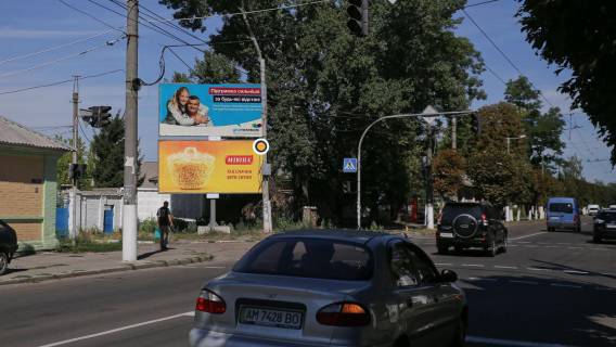 Billboard B in Zhytomyr, Щит 3x6  Pokrovs'ka st., 35, niznij, z centru Photo 1