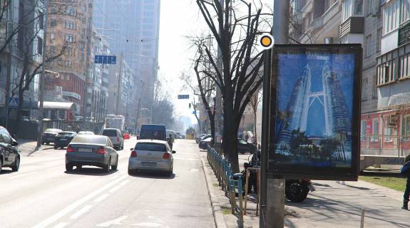 Citylight A in Kyiv, Сітілайт 1.2х1.8  Zilans'ka st.,69 Photo 1